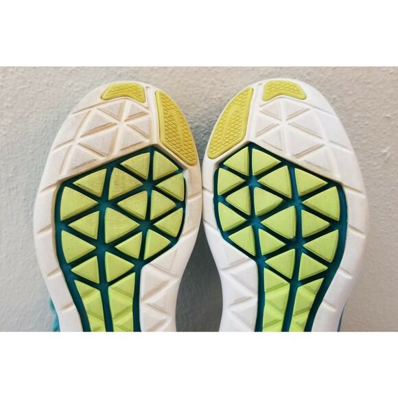 Nike Women's Flex 2016 RN 830751-300 Hyper Turquoise Running Shoes Lace Up Sz 8 - Picture 11 of 12